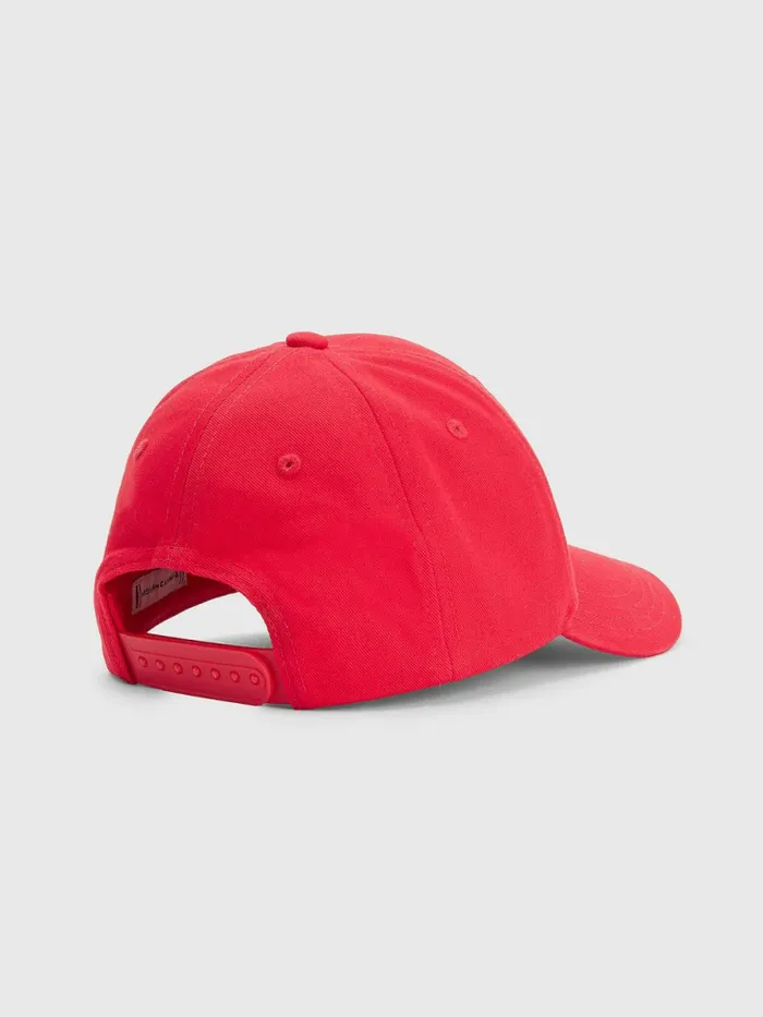 Tommy Hilfiger Kids8217 Flag Patch Cap Deep Crimson Boys Shoes and Accessories Cheap On Sale