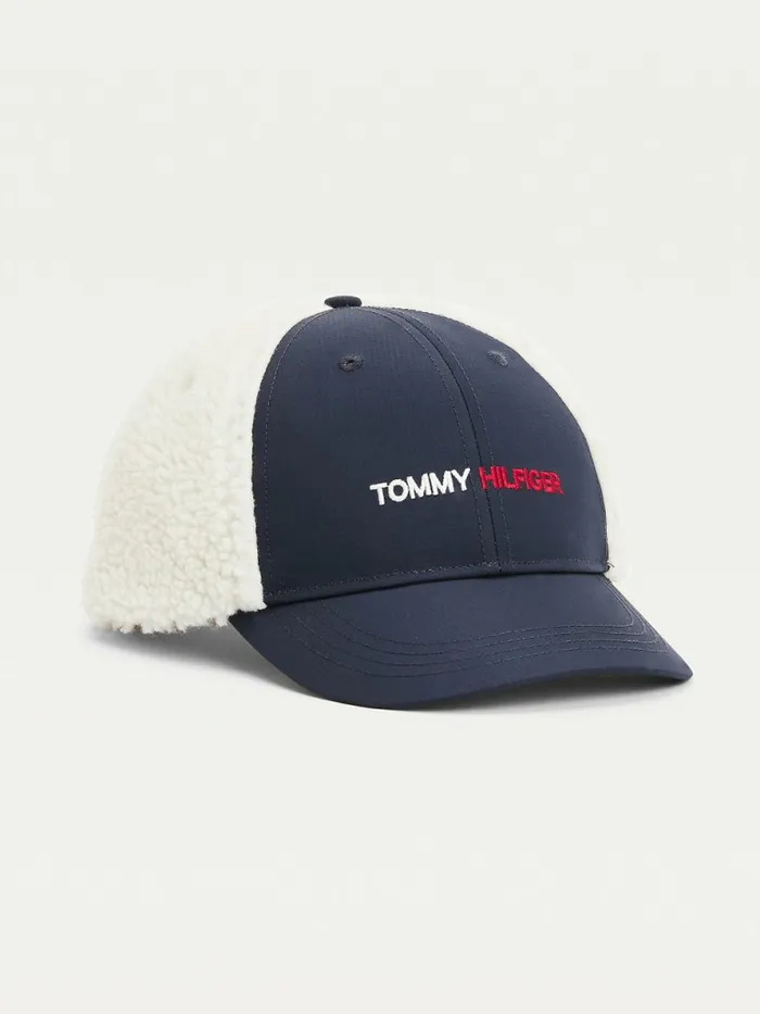 Tommy Hilfiger Kids8217 Signature Shearling Baseball Cap Twilight NavySherling Girls Shoes and Accessories Cheap On Sale Tommy Hilfiger Kids8217 Signature Shearling Baseball Cap Twilight NavySherling Girls Shoes and Accessories Cheap On Sale