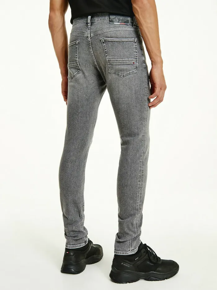 Tommy Hilfiger Layton Extra Slim Jeans Bass Grey Mens Jeans Gift for Friend