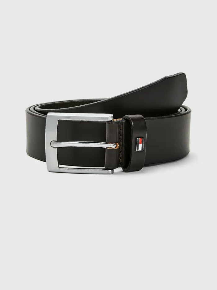 Tommy Hilfiger Leather Flag Belt Testa Di Moro Mens Belts Gift Ideas