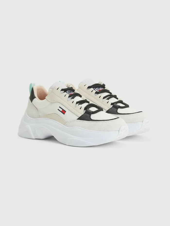 Tommy Hilfiger Lightweight Chunky Trainers Sugarcane Womens Trainers Online