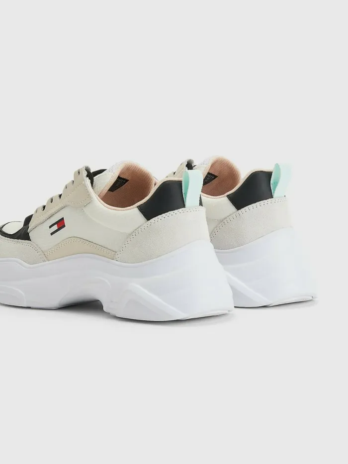 Tommy Hilfiger Lightweight Chunky Trainers Sugarcane Womens Trainers Online