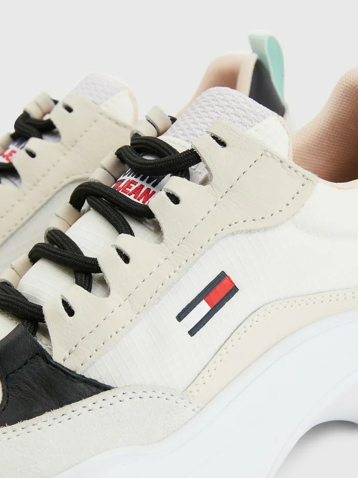 Tommy Hilfiger Lightweight Chunky Trainers Sugarcane Womens Trainers Online