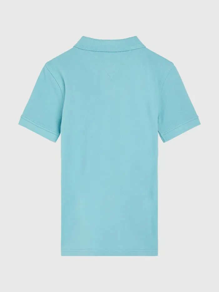 Tommy Hilfiger Logo ColourBlocked Polo WhiteColorblock Boys TShirts and Polos On Sale