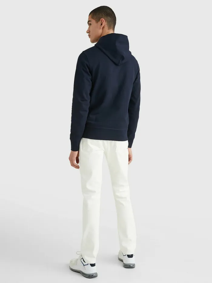 Tommy Hilfiger Logo Embroidery Hoody Desert Sky Mens Sweatshirts and Hoodies Gift for Friend