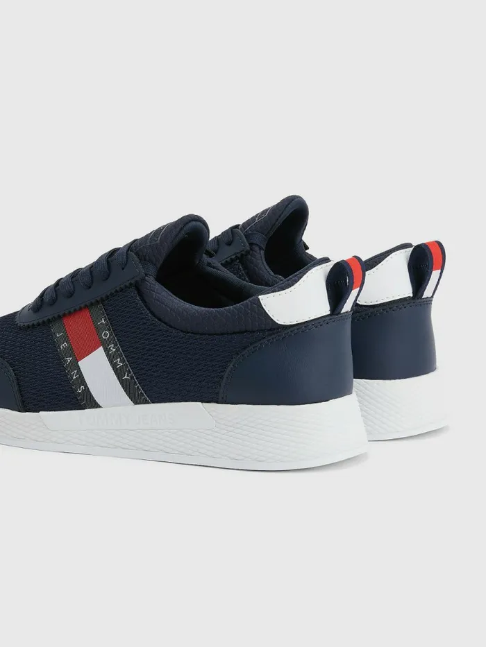 Tommy Hilfiger Logo Trainers Twilight Navy Womens Trainers Sale
