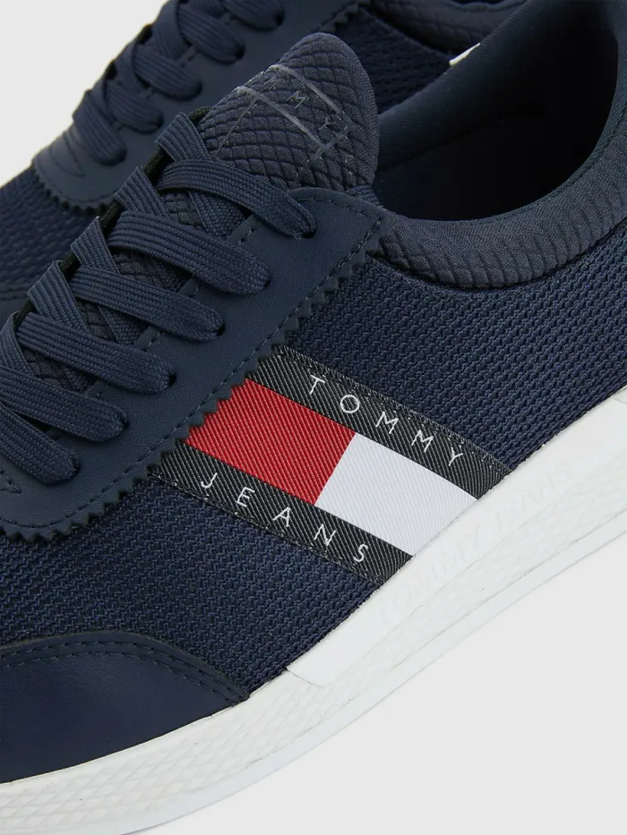 Tommy Hilfiger Logo Trainers Twilight Navy Womens Trainers Sale