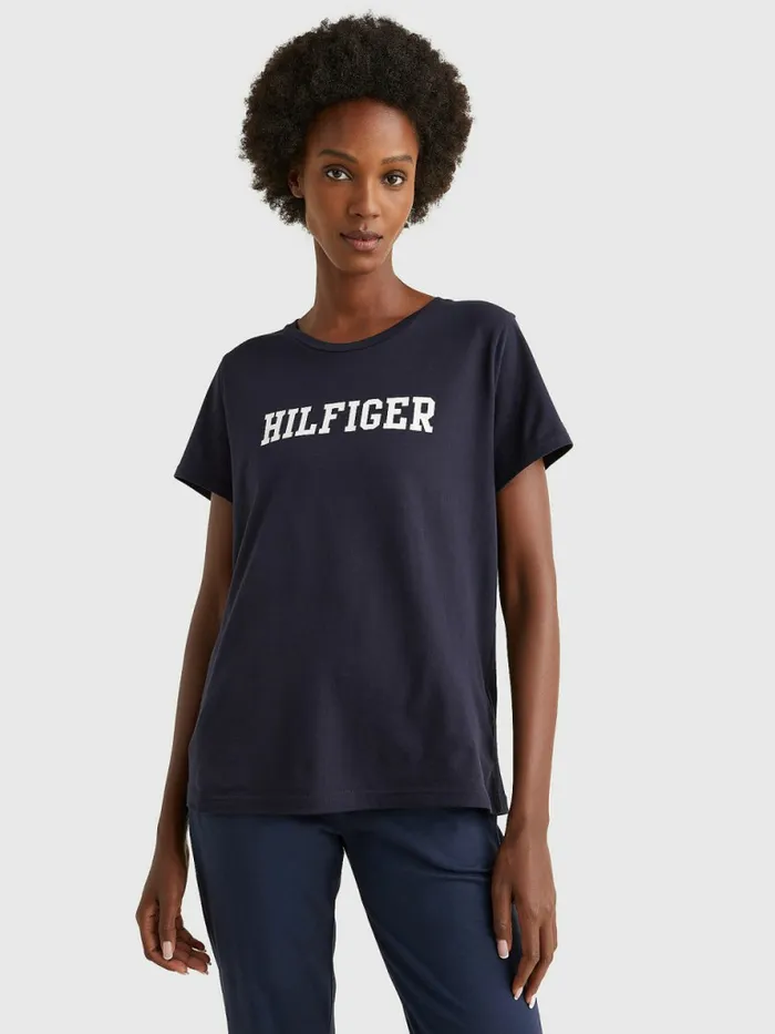 Tommy Hilfiger Lounge Organic Cotton TShirt Desert Sky Womens TShirts Sale