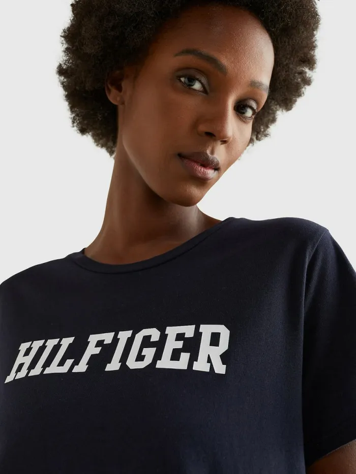 Tommy Hilfiger Lounge Organic Cotton TShirt Desert Sky Womens TShirts Sale