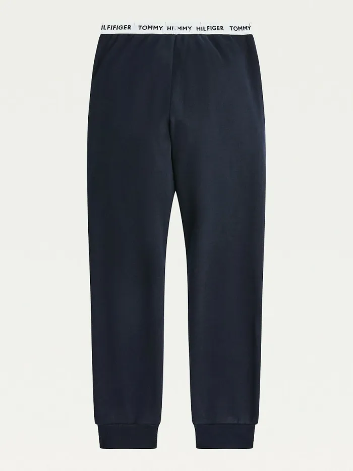 Tommy Hilfiger Lounge Repeat Logo Waistband Joggers Desert Sky Boys Underwear and Socks Fashion