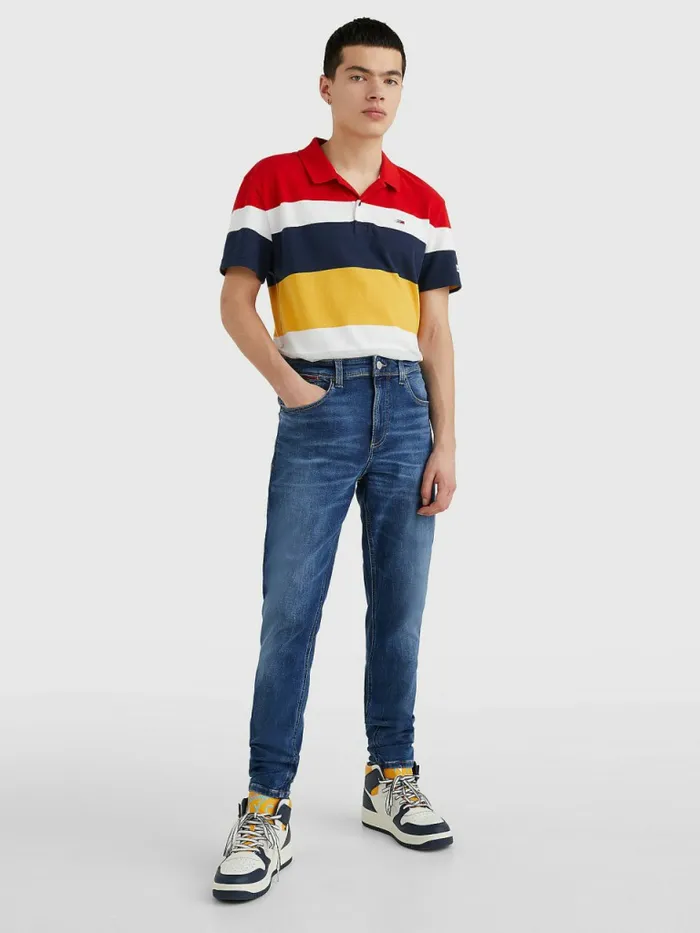 Tommy Hilfiger Miles Skinny Jeans Denim Dark Mens Jeans Fashion