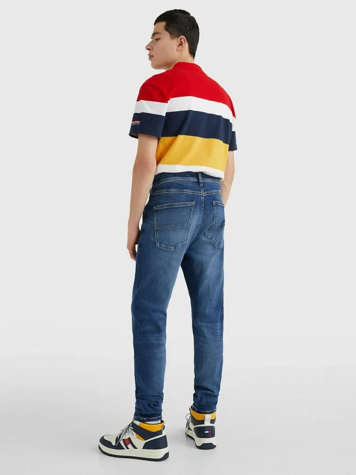 Tommy Hilfiger Miles Skinny Jeans Denim Dark Mens Jeans Fashion