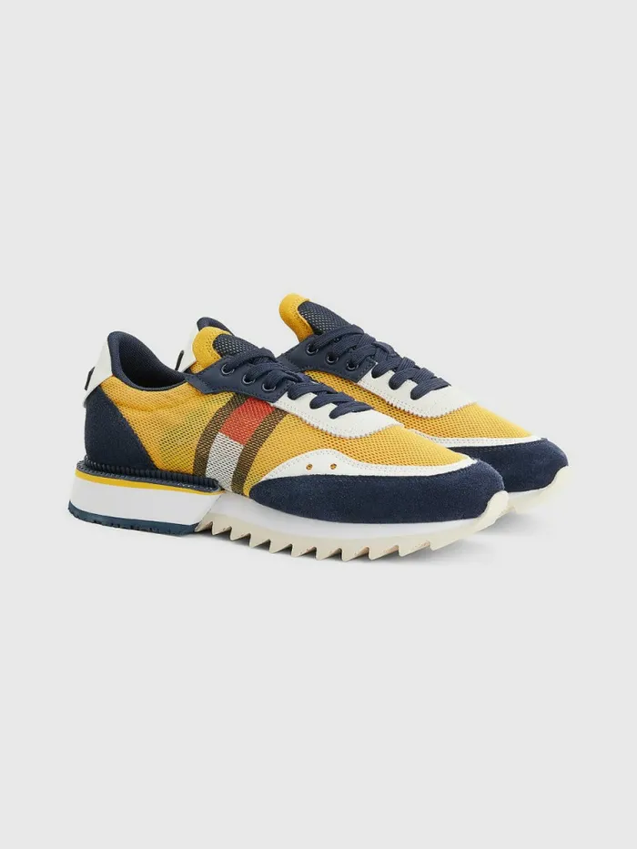 Tommy Hilfiger Mixed Texture Cleat Trainers Twilight Navy Mens Casual Shoes Gift Ideas Tommy Hilfiger Mixed Texture Cleat Trainers Twilight Navy Mens Casual Shoes Gift Ideas
