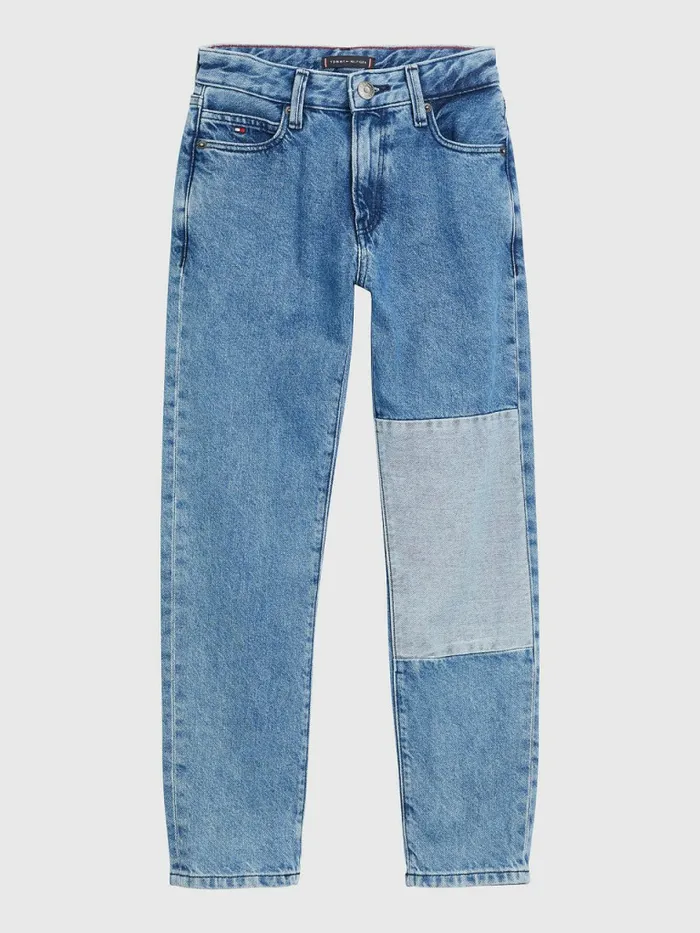 Tommy Hilfiger Modern Straight Contrast Panel Faded Jeans Indigomedium Boys Jeans Near Me Tommy Hilfiger Modern Straight Contrast Panel Faded Jeans Indigomedium Boys Jeans Near Me