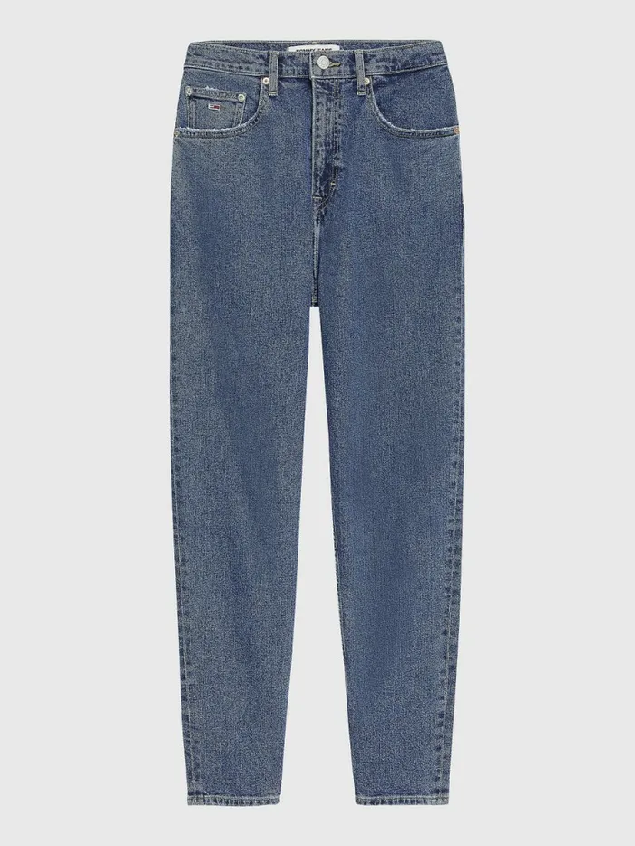 Tommy Hilfiger Mom Ultra High Rise Tapered Jeans Denim Dark Womens Jeans Online