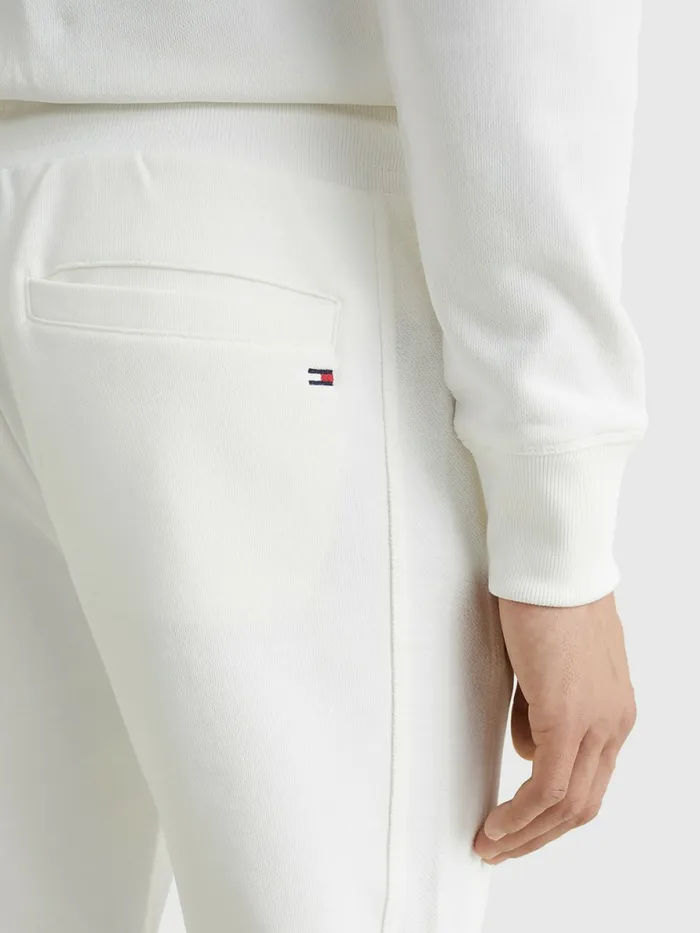Tommy Hilfiger Mono Flag Joggers Ecru Mens Tracksuits Gift 4 You