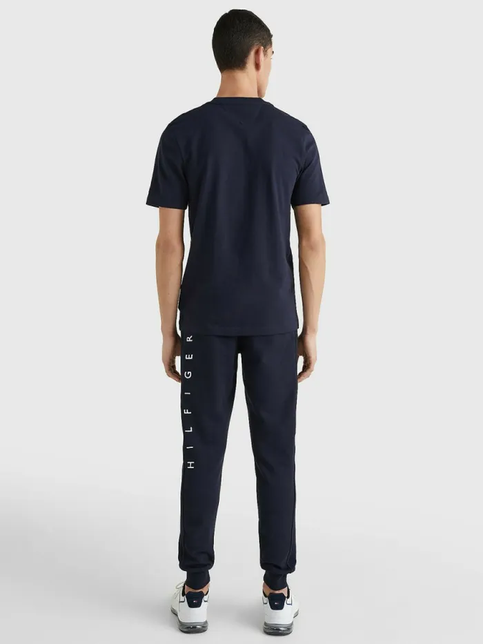 Tommy Hilfiger Mono Flag TShirt Desert Sky Mens Tracksuits Casaul