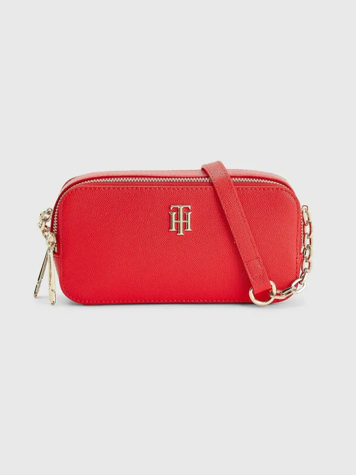 Tommy Hilfiger Monogram Camera Bag Fireworks Womens Bags Casaul