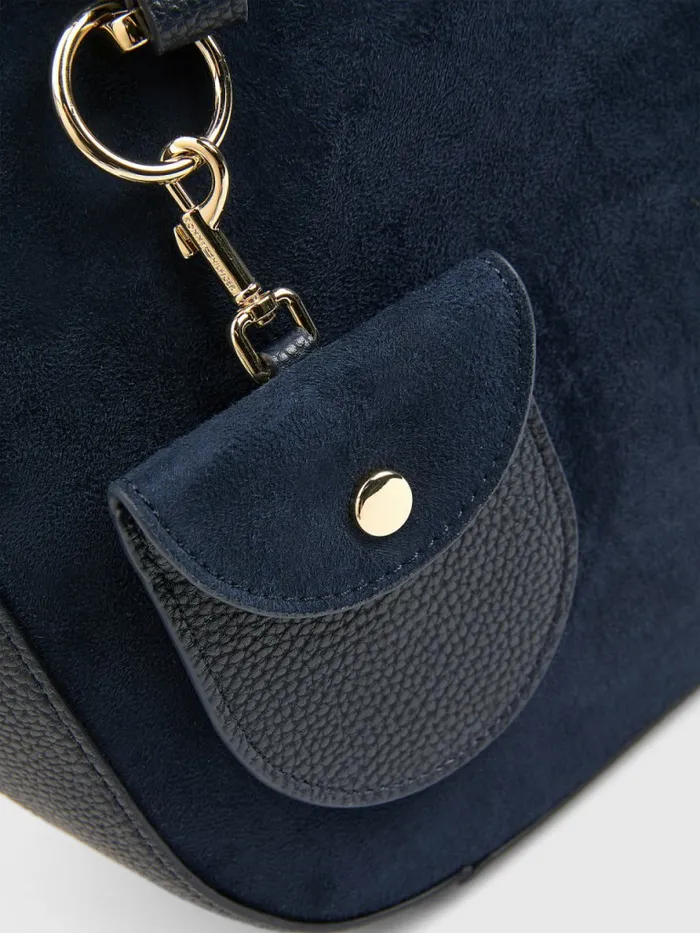 Tommy Hilfiger Monogram Plaque Satchel Desert Sky Womens Bags Gift Ideas