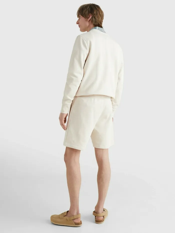 Tommy Hilfiger Multicolour Logo Embroidery Shorts Feather White Mens Tracksuits Gift 4 You