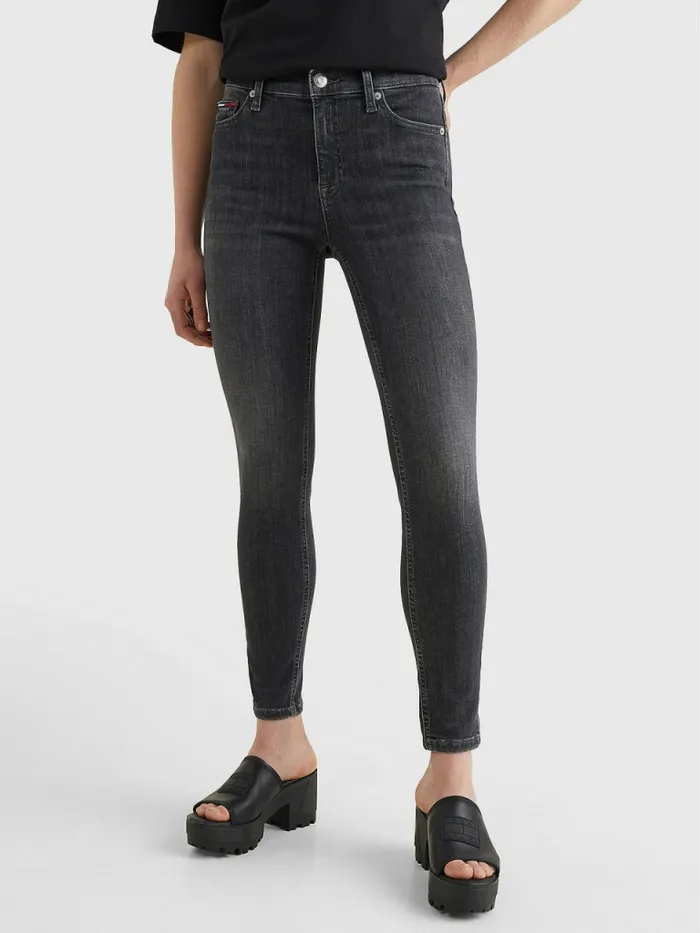 Tommy Hilfiger Nora Mid Rise Skinny Ankle Jeans Denim Black Womens Jeans Fashion Tommy Hilfiger Nora Mid Rise Skinny Ankle Jeans Denim Black Womens Jeans Fashion