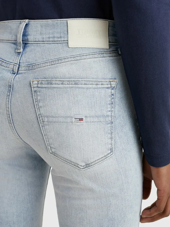 Tommy Hilfiger Nora Mid Rise Skinny Ankle Jeans Denim Light Womens Jeans Cheap On Sale