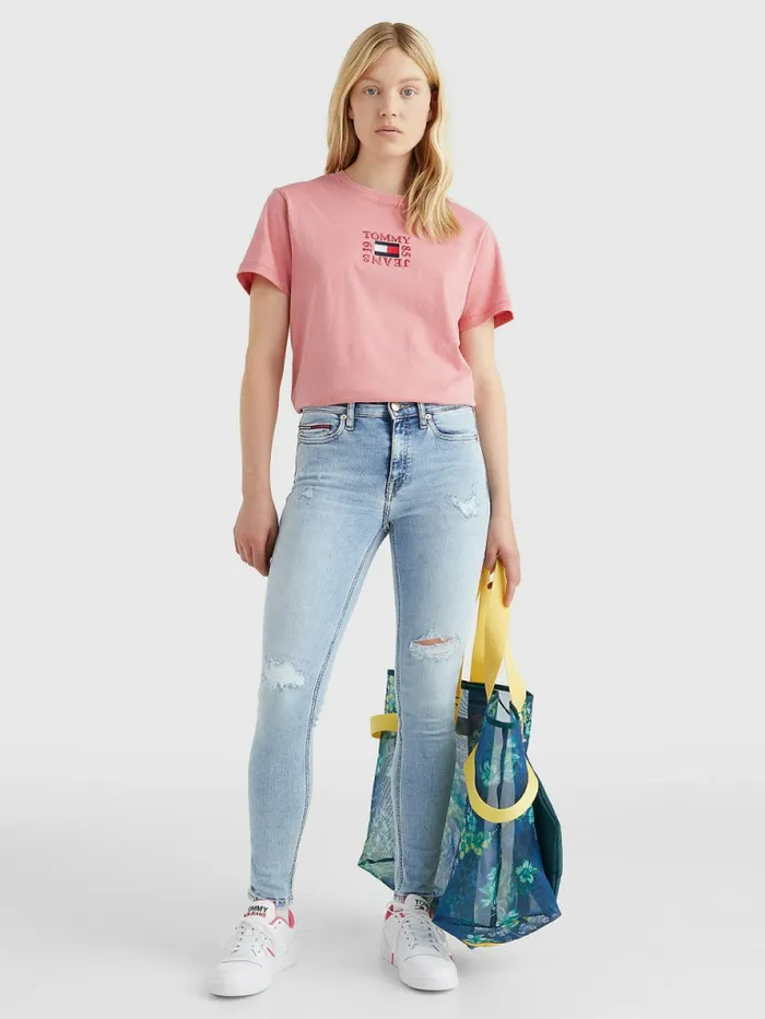 Tommy Hilfiger Nora Mid Rise Skinny Ankle Jeans Denim Light Womens Jeans Online