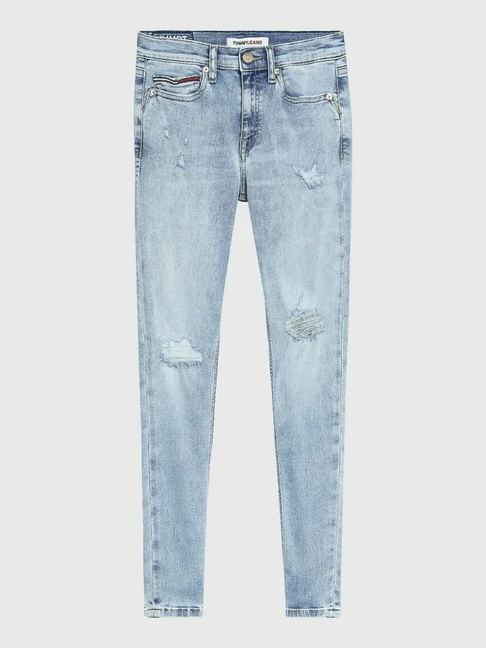 Tommy Hilfiger Nora Mid Rise Skinny Ankle Jeans Denim Light Womens Jeans Online