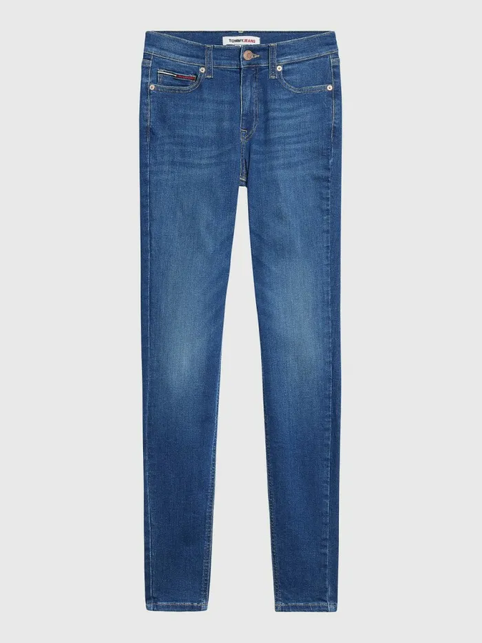 Tommy Hilfiger Nora Mid Rise Skinny Faded Jeans Denim Medium Womens Jeans Gift Ideas