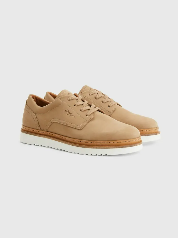 Tommy Hilfiger Nubuck Cleat LaceUp Shoes Classic Khaki Mens Casual Shoes Gift 4 You Tommy Hilfiger Nubuck Cleat LaceUp Shoes Classic Khaki Mens Casual Shoes Gift 4 You
