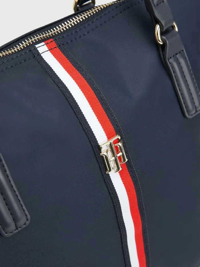 Tommy Hilfiger Nylon Signature Tote Navy Corporate Womens Bags Gift Ideas