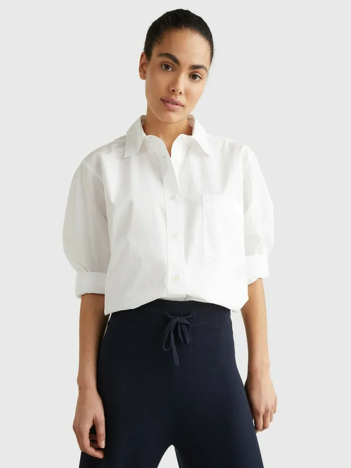 Tommy Hilfiger Organic Cotton Oversized Relaxed Shirt Th Optic White Womens Shirts and Blouses Gift Ideas Tommy Hilfiger Organic Cotton Oversized Relaxed Shirt Th Optic White Womens Shirts and Blouses Gift Ideas