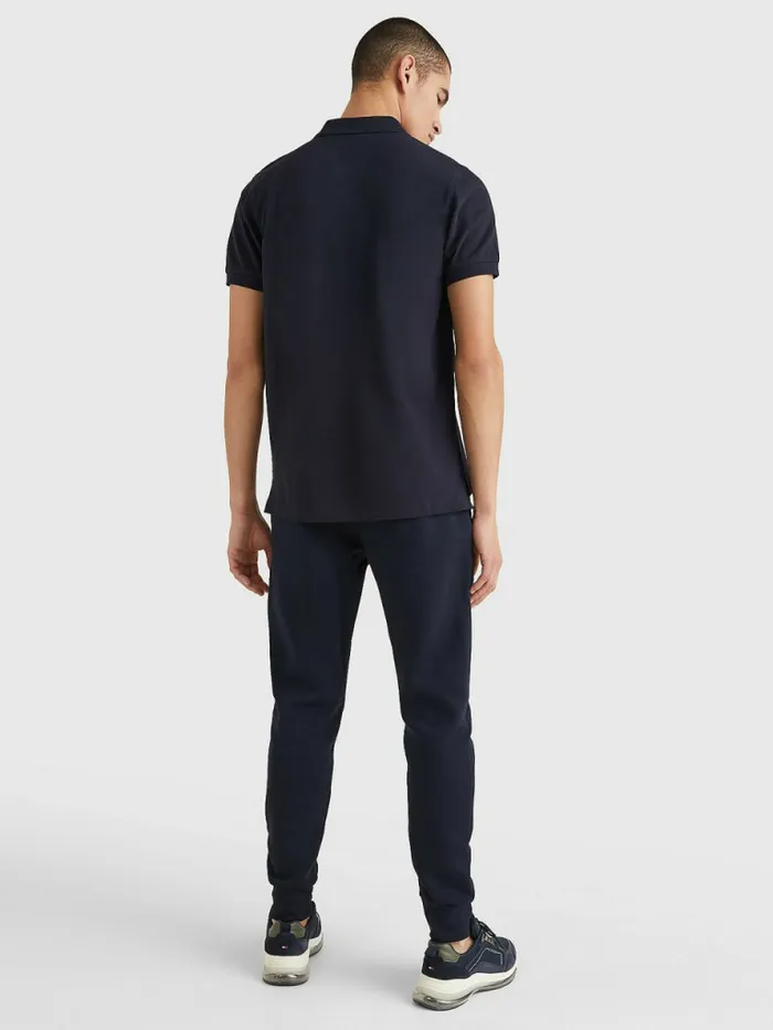 Tommy Hilfiger Organic Cotton Pique Regular Fit Polo Desert Sky Mens Polo Shirts Online