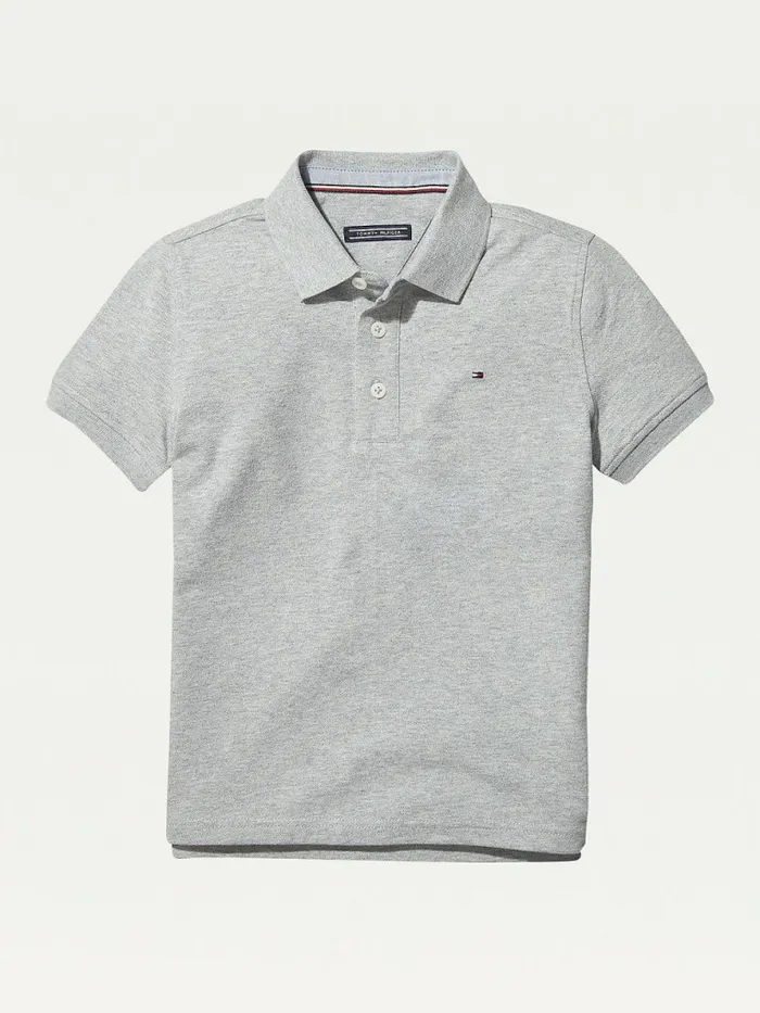 Tommy Hilfiger Organic Cotton Polo Shirt Grey Heather Girls Tops and TShirts Fashion Tommy Hilfiger Organic Cotton Polo Shirt Grey Heather Girls Tops and TShirts Fashion