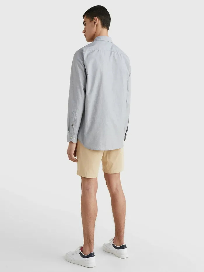 Tommy Hilfiger Organic Cotton Poplin Regular Fit Shirt Desert Sky Mens Shirts Gift 4 You