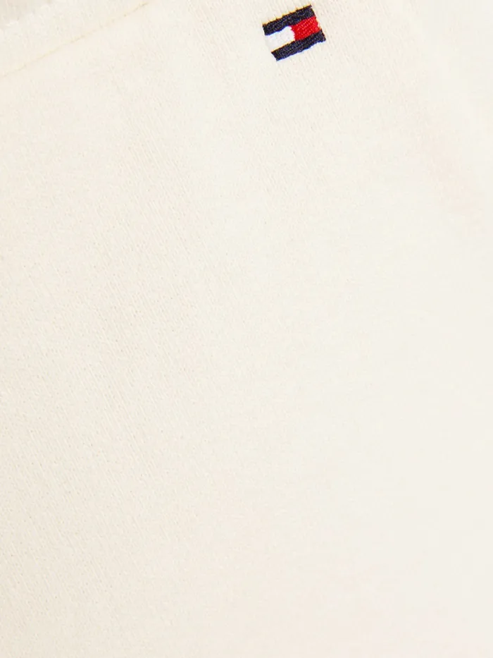 Tommy Hilfiger Organic Cotton Sweat Shorts Ancient White Girls Trousers Shorts and Skirts On Sale