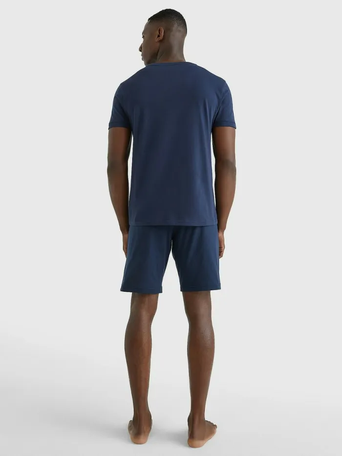 Tommy Hilfiger Organic Cotton TShirt Navy BlazerPt Mens Essentials