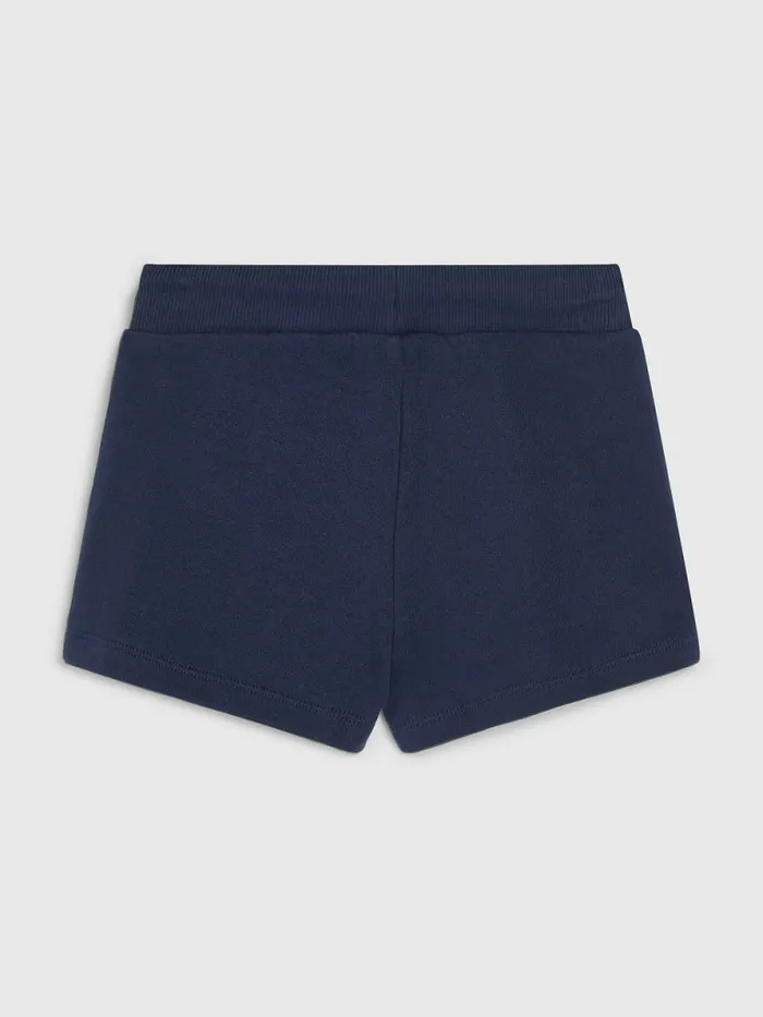 Tommy Hilfiger Organic Cotton Varsity Shorts Twilight Navy Girls Trousers Shorts and Skirts Casaul