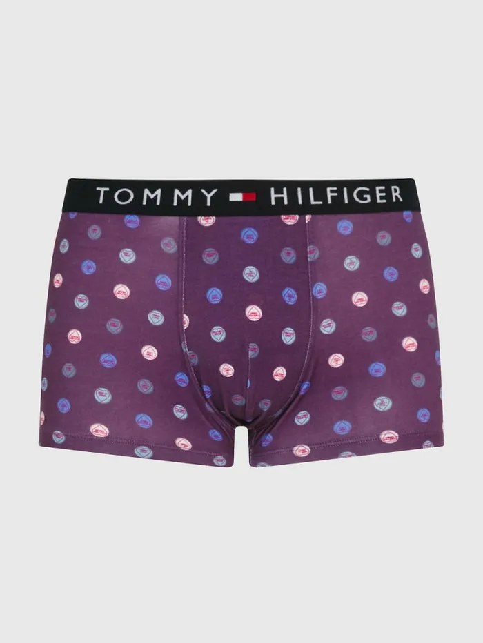 Tommy Hilfiger Original AllOver Print Trunks Candy Hearts Mens Underwear Online