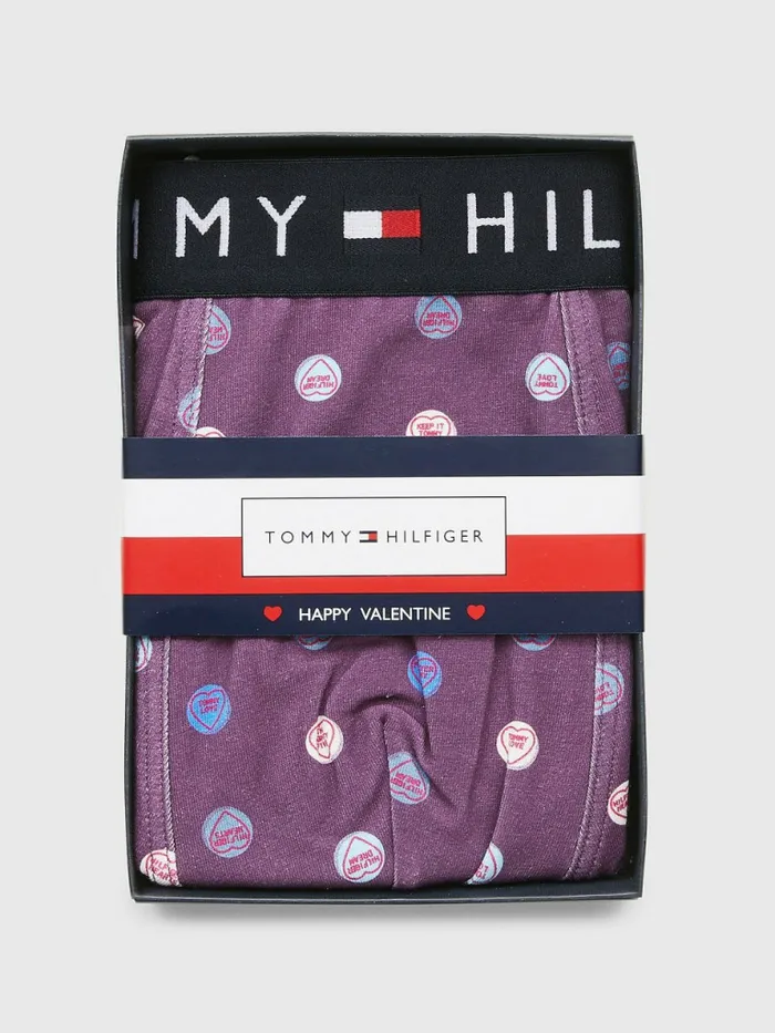 Tommy Hilfiger Original AllOver Print Trunks Candy Hearts Mens Underwear Online