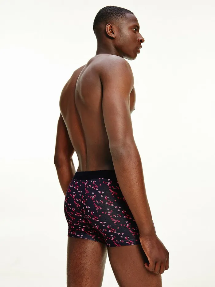 Tommy Hilfiger Original AllOver Print Trunks Flutter Hearts Mens Underwear Fashion