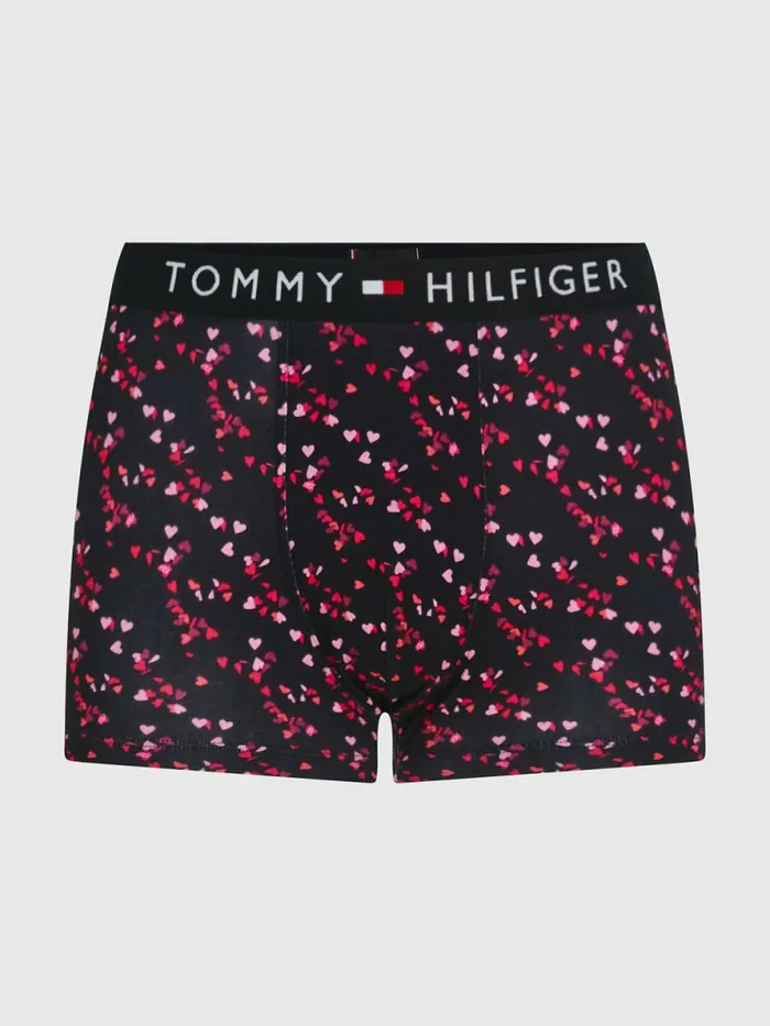 Tommy Hilfiger Original AllOver Print Trunks Flutter Hearts Mens Underwear Fashion