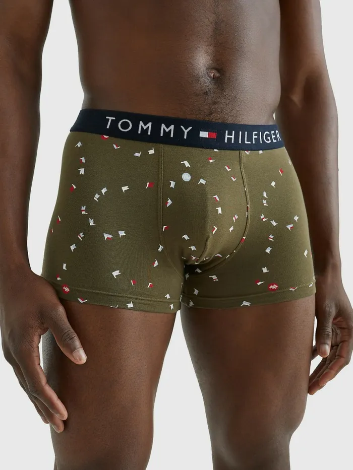 Tommy Hilfiger Original AllOver Print Trunks Nautical Flags Mens Underwear Cheap On Sale Tommy Hilfiger Original AllOver Print Trunks Nautical Flags Mens Underwear Cheap On Sale