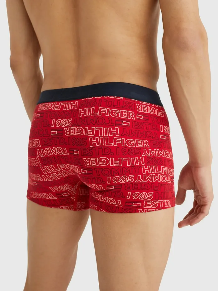 Tommy Hilfiger Original AllOver Print Trunks Watery Logo Uw Mens Underwear Gift for Friend