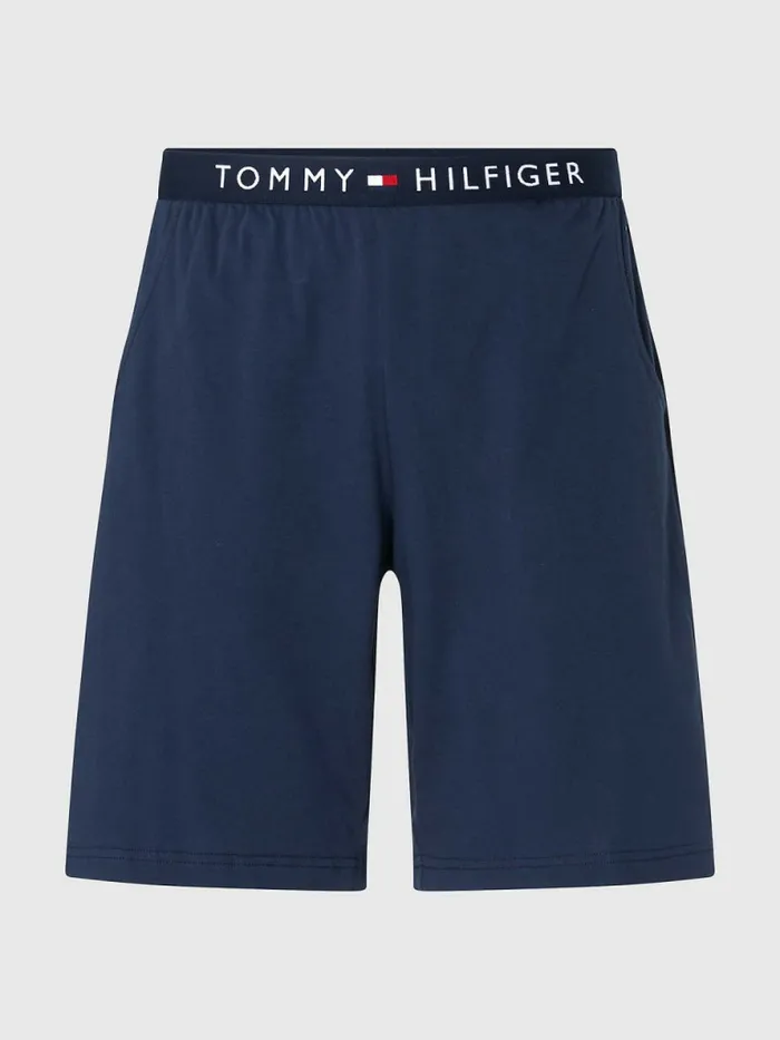 Tommy Hilfiger Original Jersey Logo Shorts Navy Blazer Mens Essentials Sale