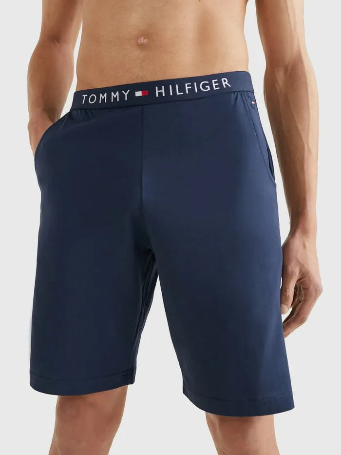 Tommy Hilfiger Original Jersey Logo Shorts Navy Blazer Mens Loungewear and Nightwear Casaul Tommy Hilfiger Original Jersey Logo Shorts Navy Blazer Mens Loungewear and Nightwear Casaul