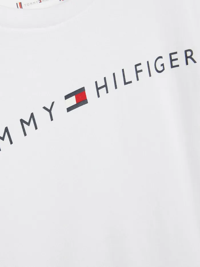 Tommy Hilfiger Original Logo Short Pyjama Set WhiteDesert Sky Boys Underwear and Socks Gift 4 You
