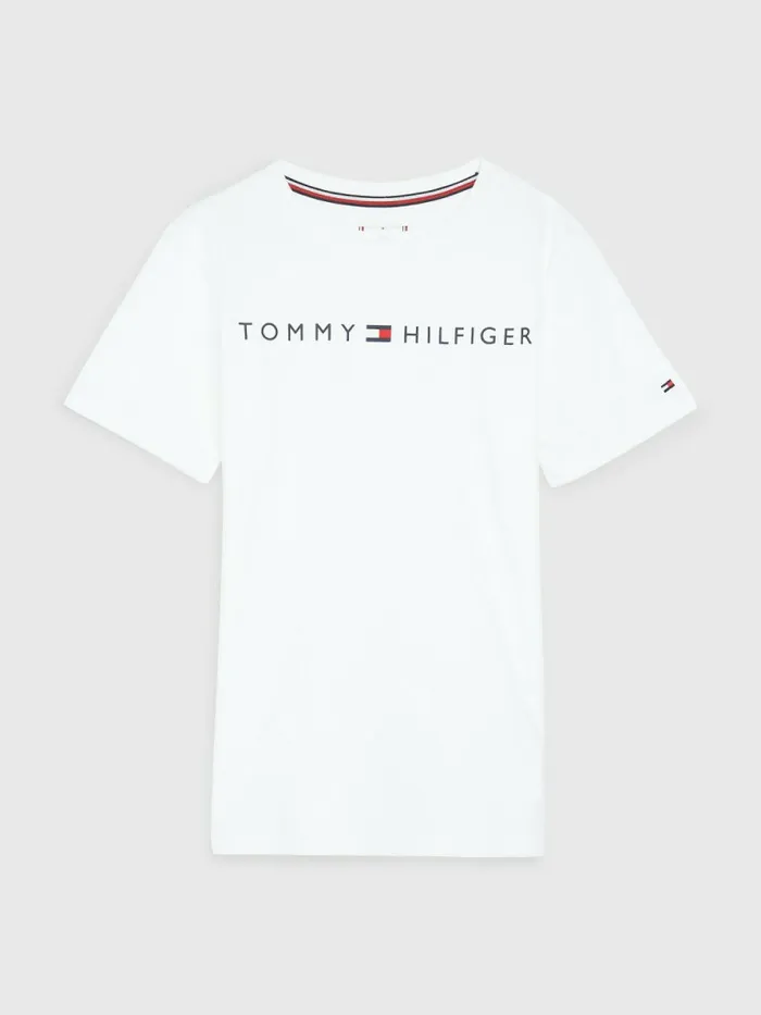 Tommy Hilfiger Original Logo Short Pyjama Set WhiteDesert Sky Boys Underwear and Socks Gift 4 You