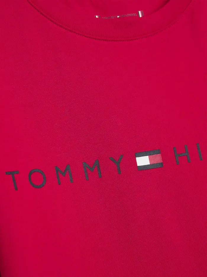 Tommy Hilfiger Original Short Print Pyjamas Primary RedOffset Stars Boys Underwear and Socks For Sale