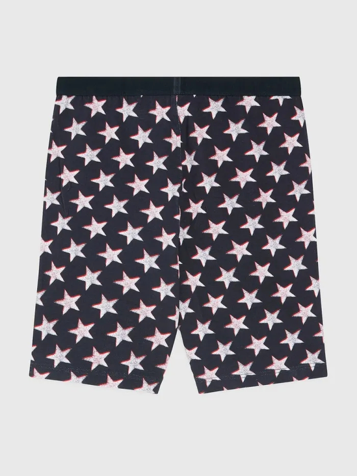 Tommy Hilfiger Original Short Print Pyjamas Primary RedOffset Stars Boys Underwear and Socks For Sale